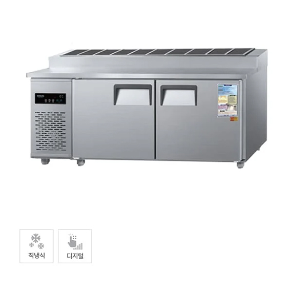 그랜드우성 직냉식 김밥 냉장고 475L (올스텐) (CWSM-180RBT(K)) 렌탈 상품 이미지