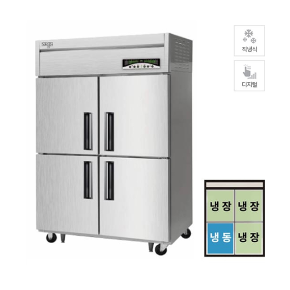 라셀르 직냉식 냉장고+냉동고 1145L급 (LMD-1140RF) 렌탈 상품 이미지