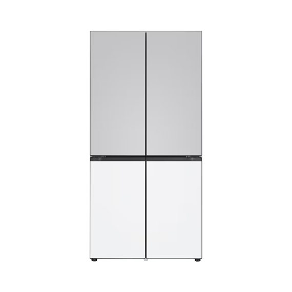 LG 디오스 오브제컬렉션 STEM 베이직 냉장고 상냉장 빌트인 무매직 (메탈) 크림그레이 에센스화이트 (상-하) (M626MRQ052S) 방문관리 렌탈 상품 이미지