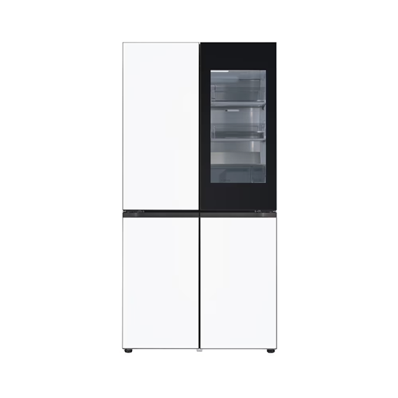 LG 디오스 오브제컬렉션 STEM 베이직 냉장고 상냉장 빌트인 노크온 (글라스) 에센스화이트 (M626GQQ352S) 방문관리 렌탈 상품 이미지