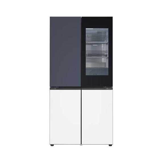 LG 냉장고 상냉장 빌트인 노크온 (메탈) 네이비 에센스화이트 (상-하) (M626MNQ332S) 방문관리 렌탈 상품 이미지