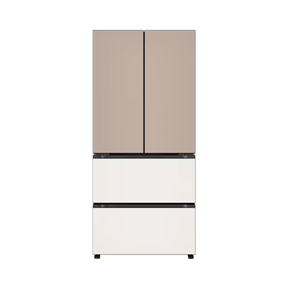 LG 디오스 김치냉장고 김치톡톡 오브제컬렉션 스탠드 480L 클레이브라운 베이지 (글라스) (Z484GCB172S) 방문관리 렌탈 상품 이미지
