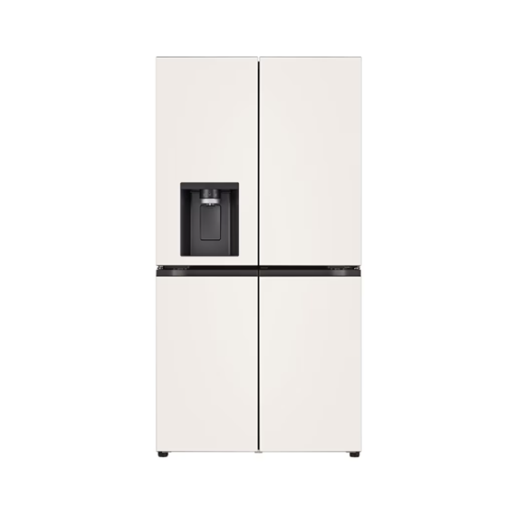 LG 디오스 오브제컬렉션 STEM 원매직 얼음정수기 냉장고 (J825MEE142) (베이지) (상냉장 하냉동) 방문관리 렌탈 상품 이미지
