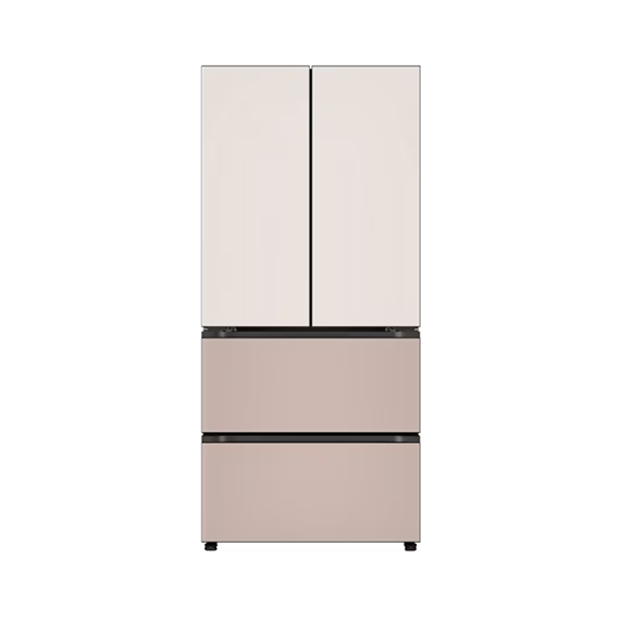 LG 디오스 김치냉장고 오브제컬렉션 김치톡톡 스탠드 480L 토프 아몬드(글라스) (Z484GGA172S) 방문관리 렌탈 상품 이미지