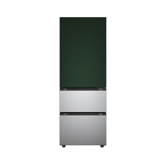 LG 디오스 김치냉장고 오브제컬렉션 김치톡톡 스탠드 324L 그린 실버 (스테인리스) (Z334SGS171) 렌탈 상품 이미지