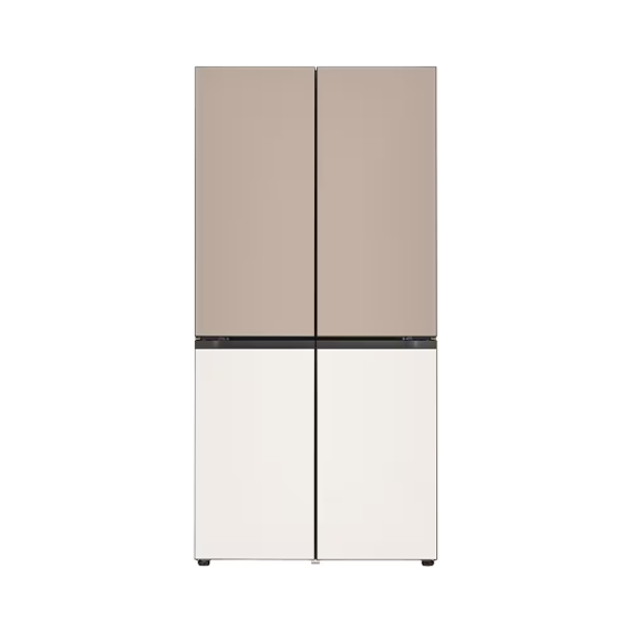 LG 냉장고 상냉장 빌트인 무매직(글라스) 클레이브라운 베이지 (상-하) (M626GCB032S) 방문관리 렌탈 상품 이미지