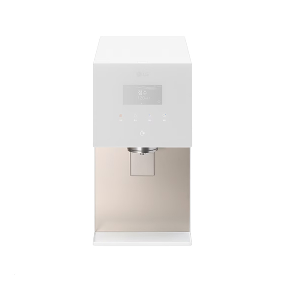 (보람피플 올인원598 3구좌) LG 퓨리케어 오브제컬렉션 얼음정수기(에센스화이트) 상조가전 렌탈 상품 이미지
