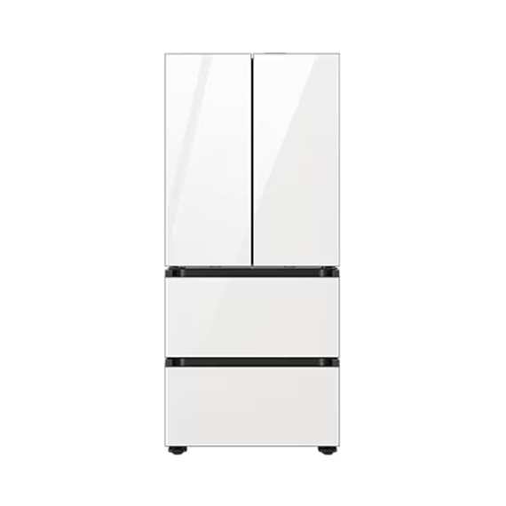삼성 김치냉장고 Bespoke AI 4도어 487L 맞춤숙성실 (RK80F49C1W) 새틴 화이트 렌탈 상품 이미지