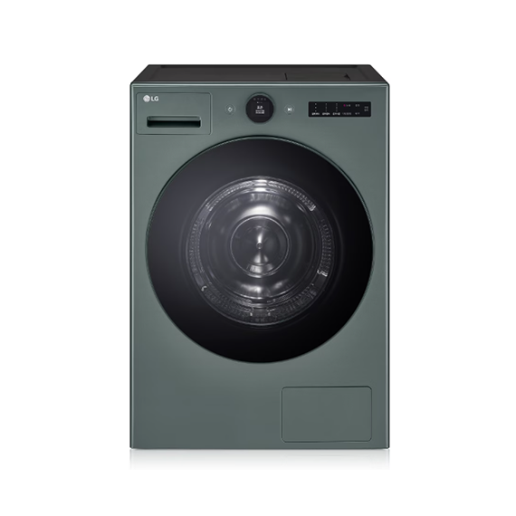 LG 트롬 AI 오브제컬렉션 건조기 25kg 네이처 그린 (RD25GSG) 12개월 방문관리 렌탈 상품 이미지