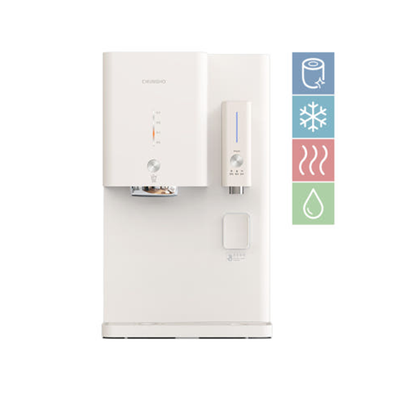 청호 얼음냉온정수기 OMNi Plus (OATMEAL BEIGE) (WI-53C9600M) 4개월 방문관리 렌탈 상품 이미지