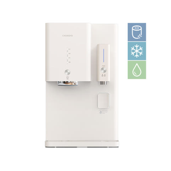 청호 얼음냉정수기 OMNi Plus (OATMEAL BEIGE) (WI-53C8600M) 4개월 방문관리 렌탈 상품 이미지