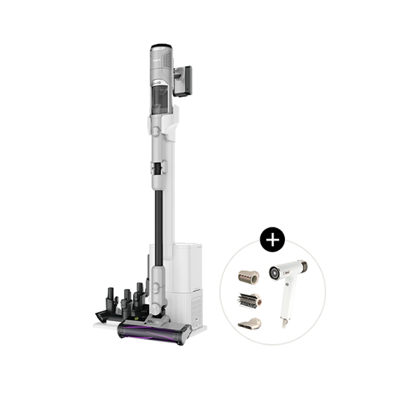 샤크 디텍트 Clean & Empty 무선청소기 IW3241KR + 샤크 에어드라이어 (HD331KR) 렌탈 상품 이미지