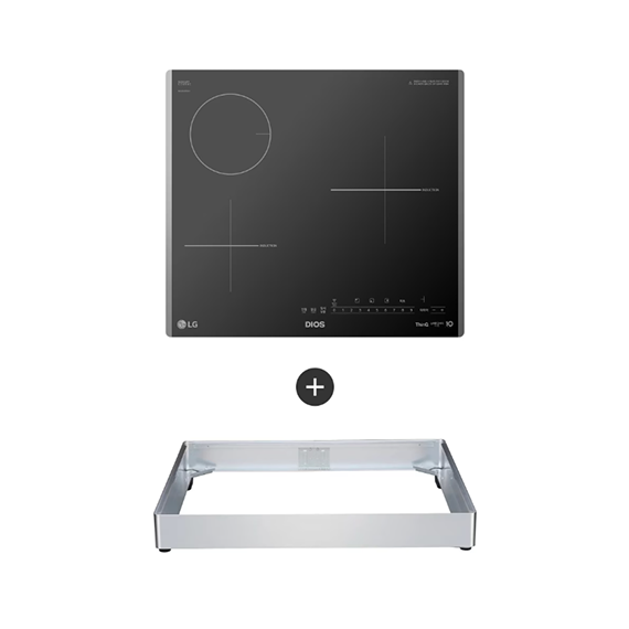 LG 전기레인지 하이브리드 (IH2구+HL1구) 8.5cm 케이스결합 스탠딩 (BEY3GS2EC) 6개월 방문관리 렌탈 상품 이미지