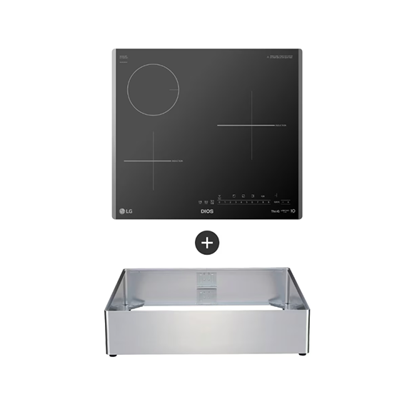 LG 전기레인지 하이브리드 (IH2구+HL1구) 15cm 케이스결합 스탠딩 (BEY3GS2EA) 자가관리 렌탈 상품 이미지