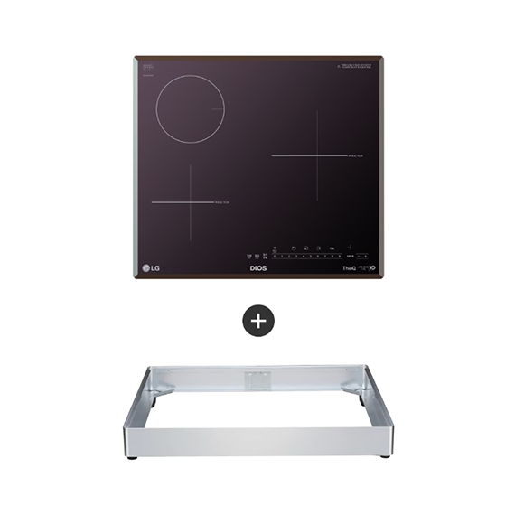 LG 전기레인지 하이브리드 (IH2구+HL1구) 8.5cm 케이스결합 스탠딩 (BEY3MSEC) 자가관리 렌탈 상품 이미지