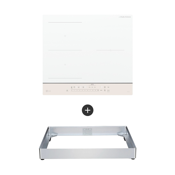 LG 전기레인지 인덕션 오브제 와이드존 8.5cm 케이스결합 스탠딩 (BEF3ANBLEC) 자가관리 렌탈 상품 이미지