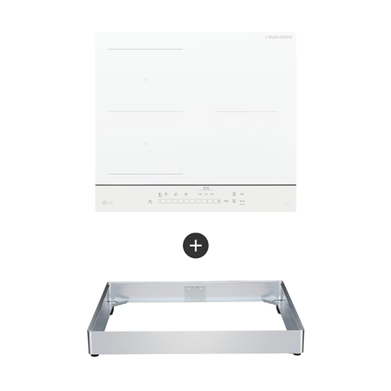 LG 전기레인지 인덕션 오브제 와이드존 8.5cm 케이스결합 스탠딩 (BEF3ANHLEC) 자가관리 렌탈 상품 이미지
