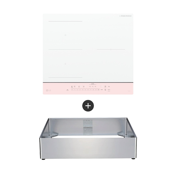 LG 전기레인지 인덕션 오브제 와이드존 15cm 케이스결합 스탠딩 (BEI3ANPLEA) 자가관리 렌탈 상품 이미지