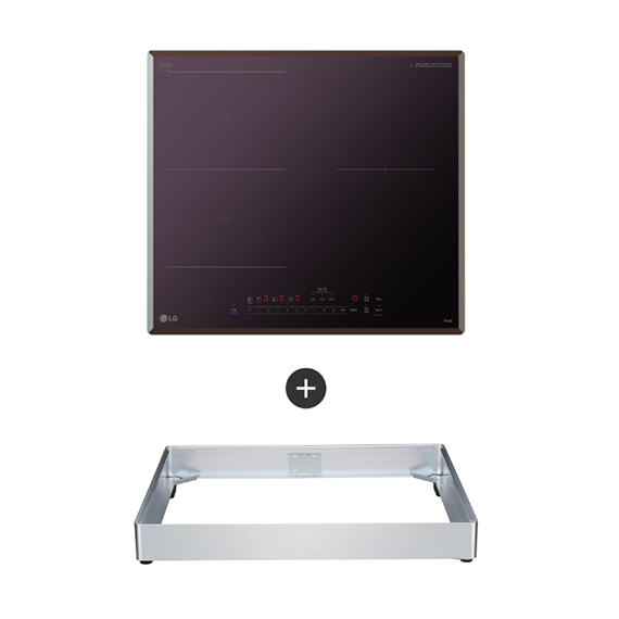 LG 전기레인지 인덕션 오브제 8.5cm 케이스결합 스탠딩 (BEI3AMB4EC) 자가관리 렌탈 상품 이미지