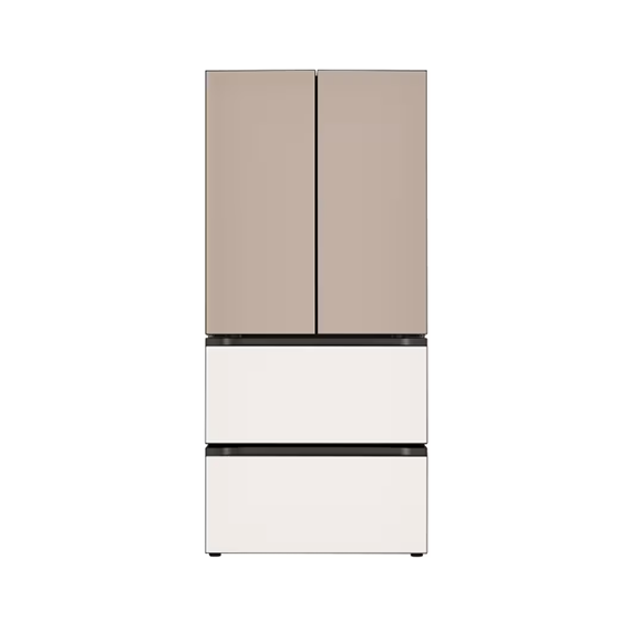LG 디오스 김치냉장고 김치톡톡 오브제컬렉션 스탠드 491L 클레이브라운 베이지 (글라스) (Z495GCB271) 12개월 방문관리 (라이트) 렌탈 상품 이미지