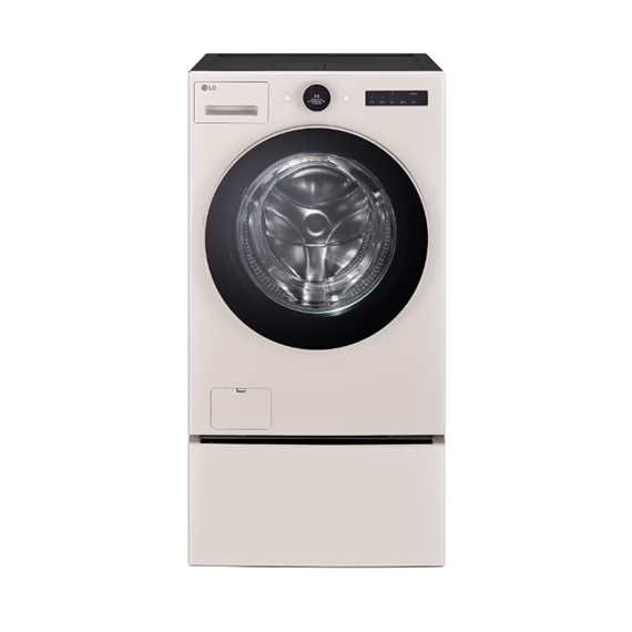 LG 트롬 오브제컬렉션 워시콤보 + 미니워시 set 세탁25kg 건조15kg 네이처 베이지 (FH25ESEFX) 6개월 방문관리 렌탈 상품 이미지