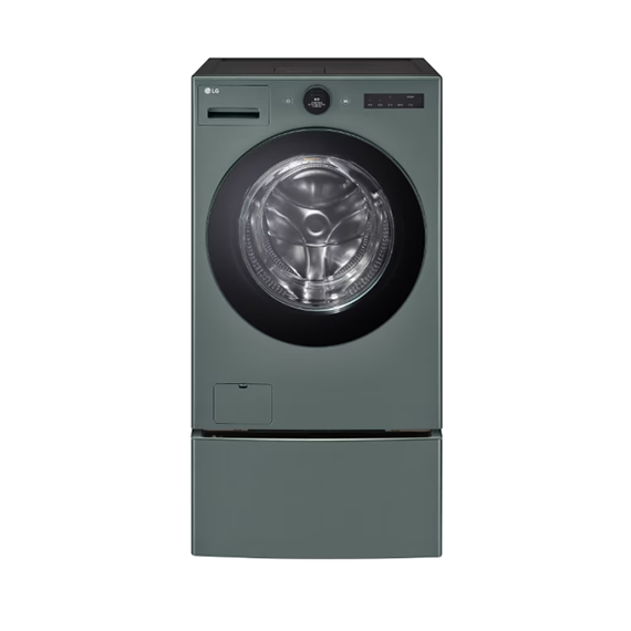 LG 트롬 오브제컬렉션 워시콤보 키높이수납함 세탁25kg 건조15kg 네이처 그린 (FH25GSGF) 12개월 방문관리 렌탈 상품 이미지