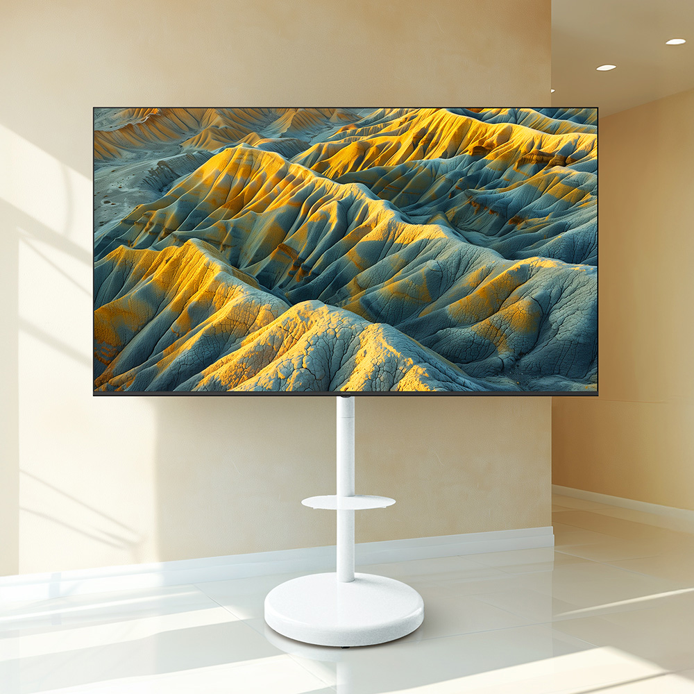 더함 스마트 구글 5.0 OS 안드로이드 14 QLED TV 75인치 이동형스탠드 (G754Q-5.0-삼텐바이미) 렌탈 상품 이미지