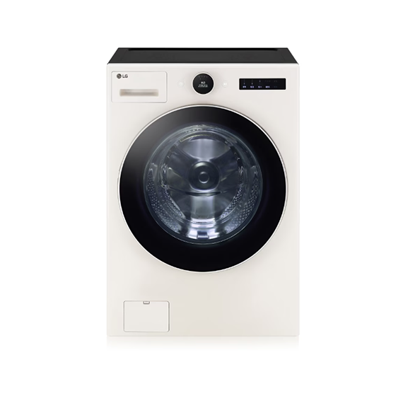 (보람피플 올인원598 2구좌) LG 세탁기 트롬 AI 오브제컬렉션 25kg (FX25EFE) 네이처 베이지 상조가전 렌탈 상품 이미지