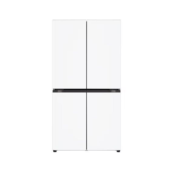 (보람피플 올인원598 2구좌) LG 디오스 오브제컬렉션 베이직 냉장고 870L 크림 화이트 (T875MHH012) 상조가전 렌탈 상품 이미지