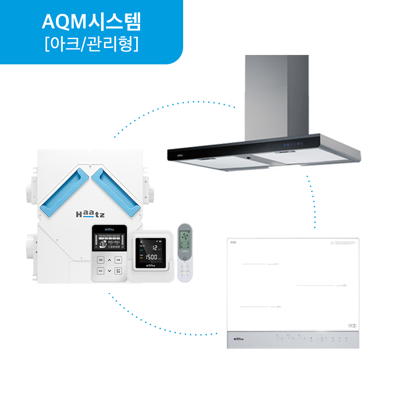 하츠 환기청정기 시스템 AQM 아크 (방문관리형) 렌탈 상품 이미지
