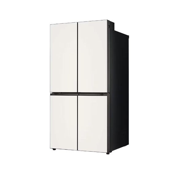 LG 디오스 AI 오브제컬렉션 STEM 베이직 냉장고 퓨어프레쉬 매직스페이스 (글라스) 854L 베이지 (M876GBB161) 방문관리(프리미엄) 렌탈 상품 이미지