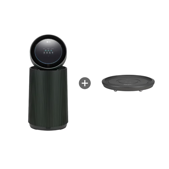LG 퓨리케어 오브제컬렉션 AI+ 360° 공기청정기 20평형 네이처 그린 (AS206NGHAM) 6개월 방문관리(라이트케어) 렌탈 상품 이미지