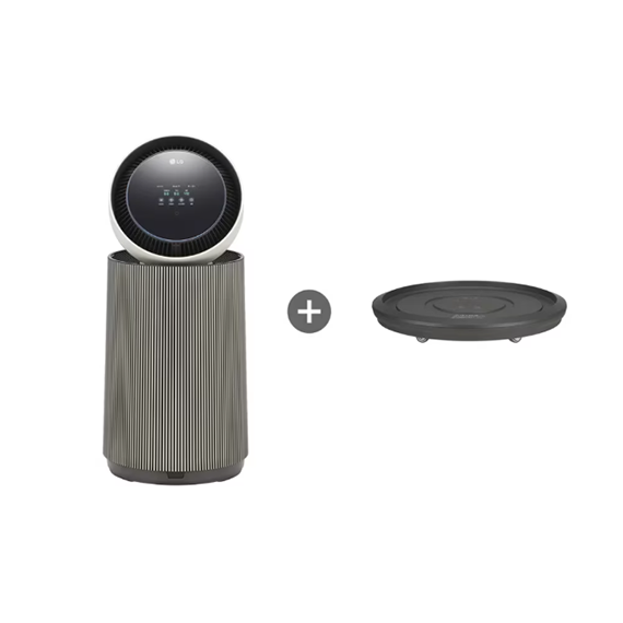 LG 퓨리케어 오브제컬렉션 AI+ 360° 공기청정기 20평형 카밍 베이지 (AS206NSHAM) 6개월 방문관리(라이트케어) 렌탈 상품 이미지