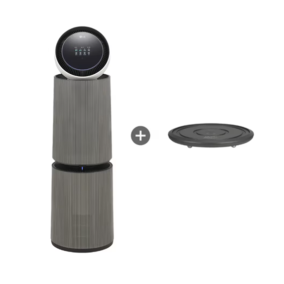 LG 퓨리케어 오브제컬렉션 AI+ 360° 공기청정기 35평형 카밍 베이지 (AS356NSMAM) 자가관리 렌탈 상품 이미지